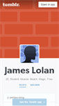 Mobile Screenshot of jameslolan.tumblr.com