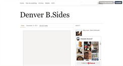 Desktop Screenshot of denverbsides.tumblr.com