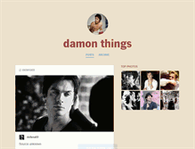 Tablet Screenshot of damonthings.tumblr.com