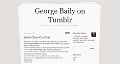 Desktop Screenshot of georgebaily.tumblr.com