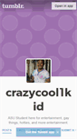 Mobile Screenshot of crazycoolasu.tumblr.com