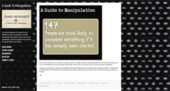 Desktop Screenshot of aguidetomanipulation.tumblr.com