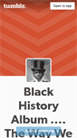 Mobile Screenshot of blackhistoryalbum.tumblr.com