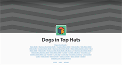 Desktop Screenshot of dogsintophats.tumblr.com