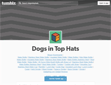 Tablet Screenshot of dogsintophats.tumblr.com