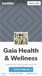 Mobile Screenshot of gaiahealthandwellness.tumblr.com