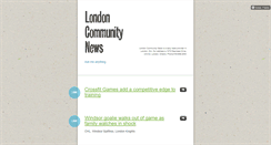 Desktop Screenshot of londcommunitynews.tumblr.com