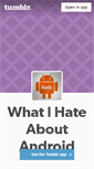 Mobile Screenshot of androidhate.tumblr.com