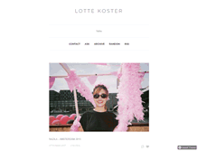 Tablet Screenshot of lottekoster.tumblr.com