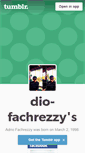 Mobile Screenshot of dio-fachrezzy.tumblr.com