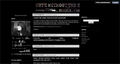 Desktop Screenshot of cutewithoutthee.tumblr.com