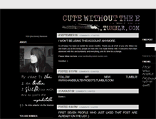 Tablet Screenshot of cutewithoutthee.tumblr.com