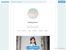 Tablet Screenshot of meltingdress.tumblr.com