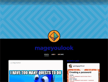 Tablet Screenshot of mageyoulook.tumblr.com