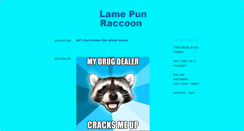 Desktop Screenshot of lamepunraccoon.tumblr.com
