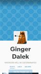 Mobile Screenshot of ginger-dalek.tumblr.com