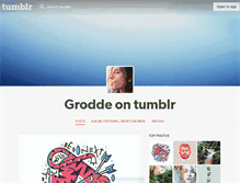 Tablet Screenshot of grodde.tumblr.com
