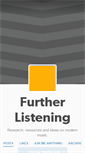 Mobile Screenshot of furtherlistening.tumblr.com