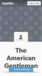 Mobile Screenshot of americangentleman.tumblr.com