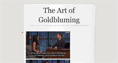 Desktop Screenshot of goldbluming.tumblr.com