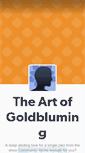 Mobile Screenshot of goldbluming.tumblr.com