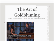 Tablet Screenshot of goldbluming.tumblr.com