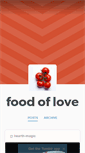 Mobile Screenshot of foodoflove.tumblr.com