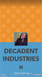 Mobile Screenshot of decadentindustries.tumblr.com