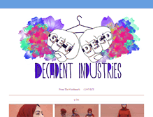 Tablet Screenshot of decadentindustries.tumblr.com