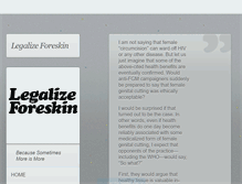 Tablet Screenshot of legalizeforeskin.tumblr.com