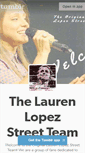 Mobile Screenshot of laurenlopezstreetteam.tumblr.com