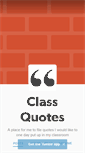 Mobile Screenshot of classquotes.tumblr.com