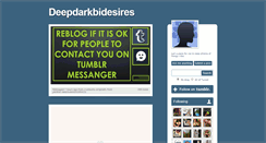 Desktop Screenshot of deepdarkbidesires.tumblr.com