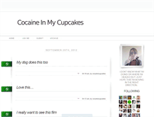 Tablet Screenshot of cocainecupcakes.tumblr.com