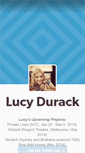 Mobile Screenshot of lucydurackfans.tumblr.com