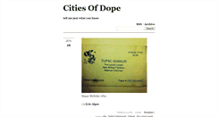 Desktop Screenshot of citiesofdope.tumblr.com