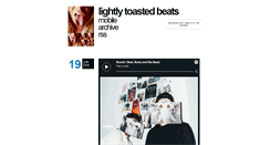 Desktop Screenshot of lightlytoastedbeats.tumblr.com
