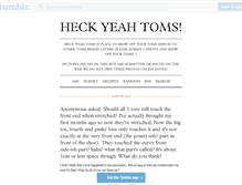 Tablet Screenshot of heckyeahtoms.tumblr.com