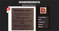 Desktop Screenshot of mynameisnickmartin.tumblr.com