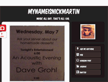 Tablet Screenshot of mynameisnickmartin.tumblr.com