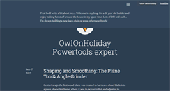 Desktop Screenshot of owlonholiday.tumblr.com