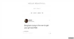 Desktop Screenshot of hello-beautiful.tumblr.com