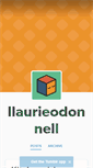 Mobile Screenshot of llaurieodonnell.tumblr.com