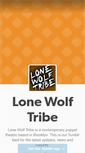 Mobile Screenshot of lonewolftribe.tumblr.com