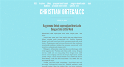 Desktop Screenshot of christianortegalcc.tumblr.com