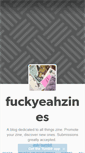 Mobile Screenshot of fuckyeahzines.tumblr.com