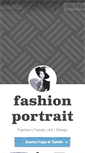 Mobile Screenshot of fashionportraitletizia.tumblr.com