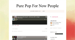 Desktop Screenshot of kristipurepopfornowpeople.tumblr.com