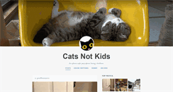 Desktop Screenshot of catsnotkids.tumblr.com