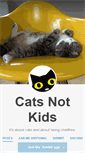 Mobile Screenshot of catsnotkids.tumblr.com